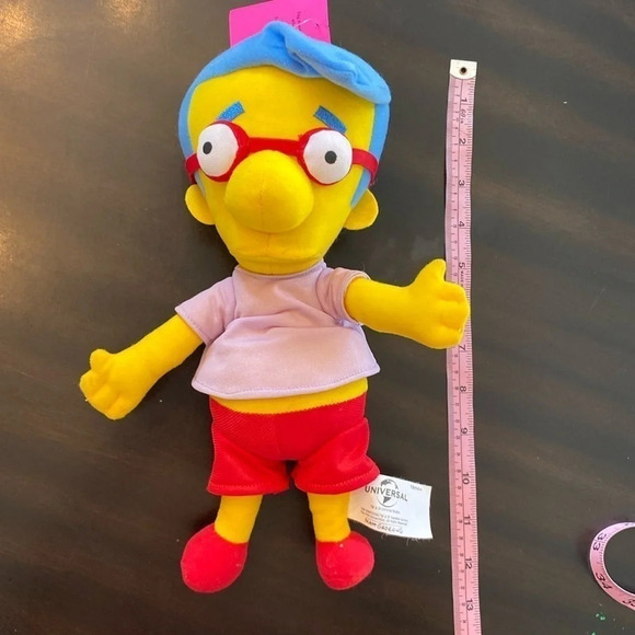 The Simpsons MILHOUSE 12" Tall Hugging Plush Stuffed Animal - Picture 1 of 5